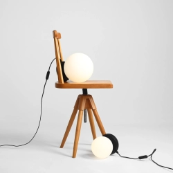 Lampa stołowa BALL black M 1076B1_M ALDEX - zdjęcie dodatkowe 1