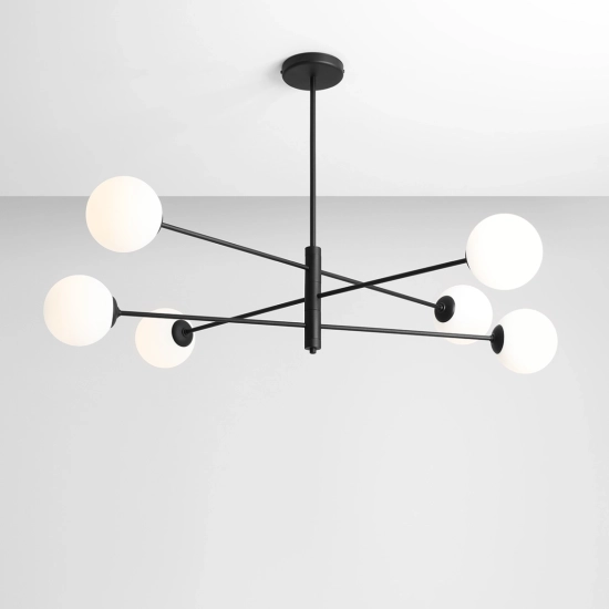 Lampa wisząca HOMME 6 BLACK 1090PL_K1 ALDEX - zdjęcie dodatkowe 1