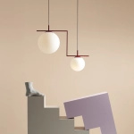 LAMPA WISZĄCA ZAC 2 RED WINE MATTE 1038H15_2 Aldex - zdjęcie dodatkowe 3
