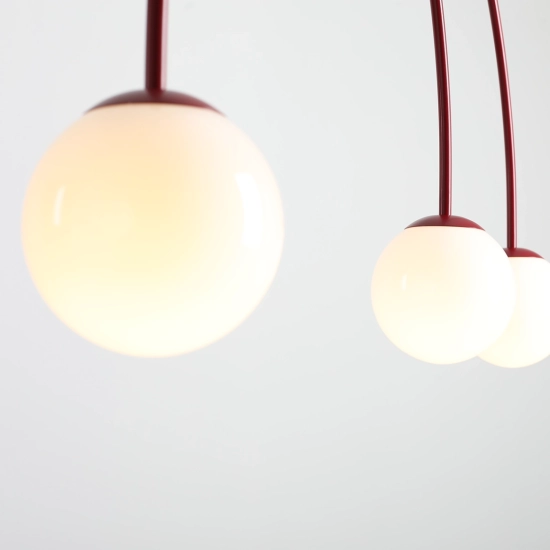 Lampa Wisząca Una 4 Bordowy S 1116L15_S Aldex - zdjęcie dodatkowe 2