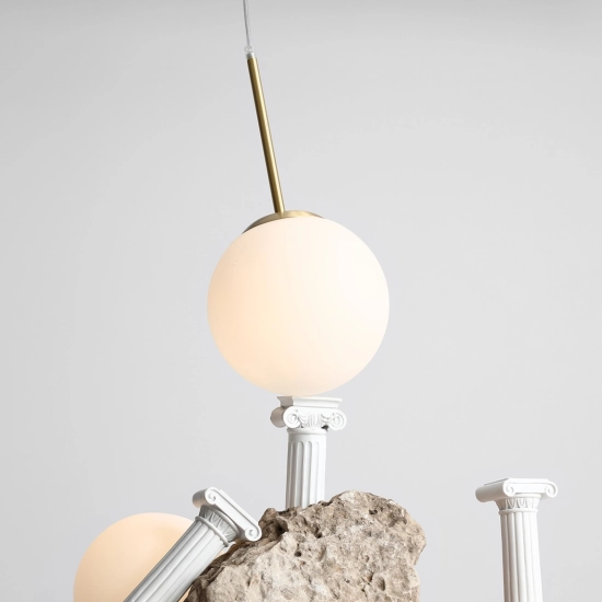 Lampa Wisząca BOSSO MINI 20 Mosiądz 1087XS40 Aldex - zdjęcie dodatkowe 3