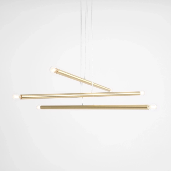 LAMPA WISZĄCA TUBO 6 BRASS 1072K40 ALDEX - zdjęcie dodatkowe 1