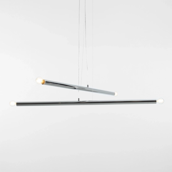 Lampa Wisząca TUBO 4 Chrom 1072L4 Aldex - zdjęcie dodatkowe 1