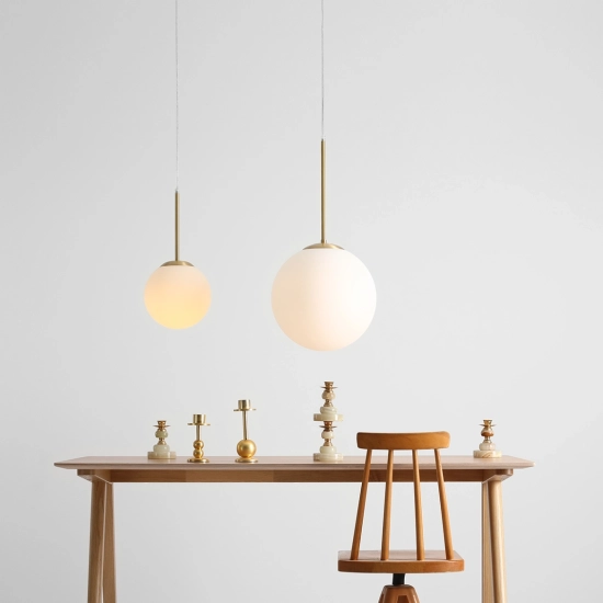LAMPA WISZĄCA BOSSO MEDIUM BRASS 1087G40 ALDEX - zdjęcie dodatkowe 2