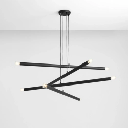 LAMPA WISZĄCA TUBO 8 BLACK 1072P1 ALDEX - zdjęcie dodatkowe 1