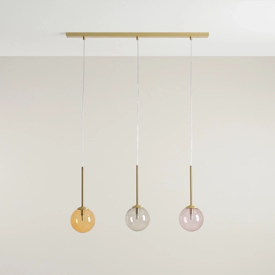 Lampa Wisząca BOSSO 3 Wielokolorowy Żarówka W Zestawie 1119E_40 Aldex - zdjęcie dodatkowe 5