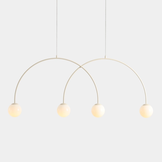 Lampa Wisząca Una 4 Kremowy L 1116L9_L Aldex - zdjęcie dodatkowe 4