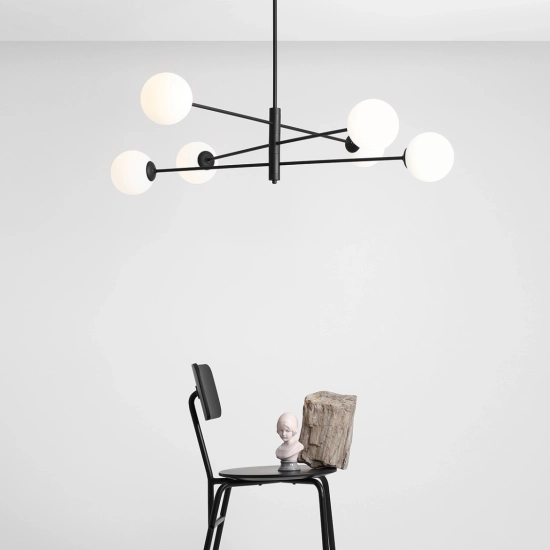 Lampa wisząca HOMME 6 BLACK 1090PL_K1 ALDEX - zdjęcie dodatkowe 6