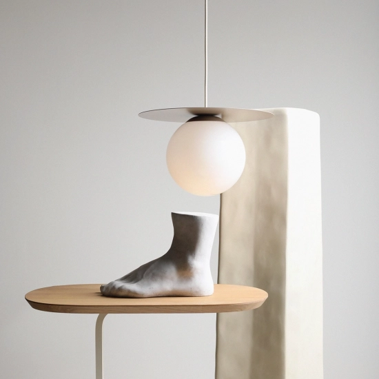 LAMPA WISZĄCA LOOP BEIGE M 1125G17_M Aldex - zdjęcie dodatkowe 3