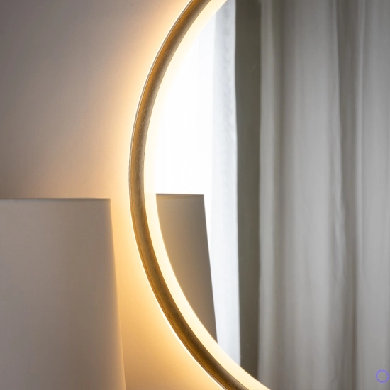 Lustro LED Lustro Led 80X80 Cm Złoty/Gold 3177A Zuma Line - zdjęcie dodatkowe 2