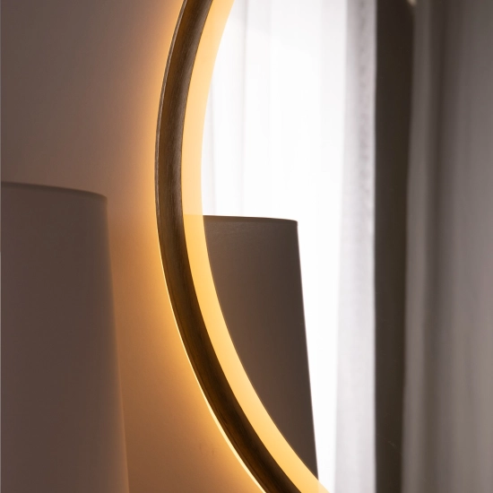 Lustro LED Lustro Led 80X80 Cm Złoty/Gold 3177A Zuma Line - zdjęcie dodatkowe 3