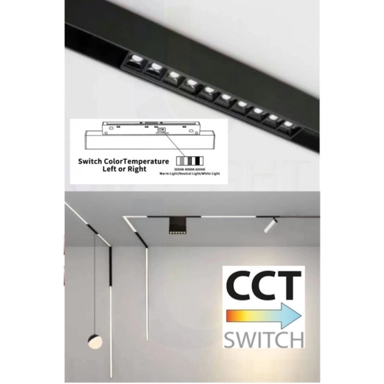 Oświetlenie szynowe Oprawa Cct 21,9Cm Czarna 11122 Zuma Line - zdjęcie produktu