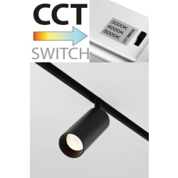Oświetlenie szynowe Reflektor 12W Cct Czarny 11133 Zuma Line - zdjęcie produktu