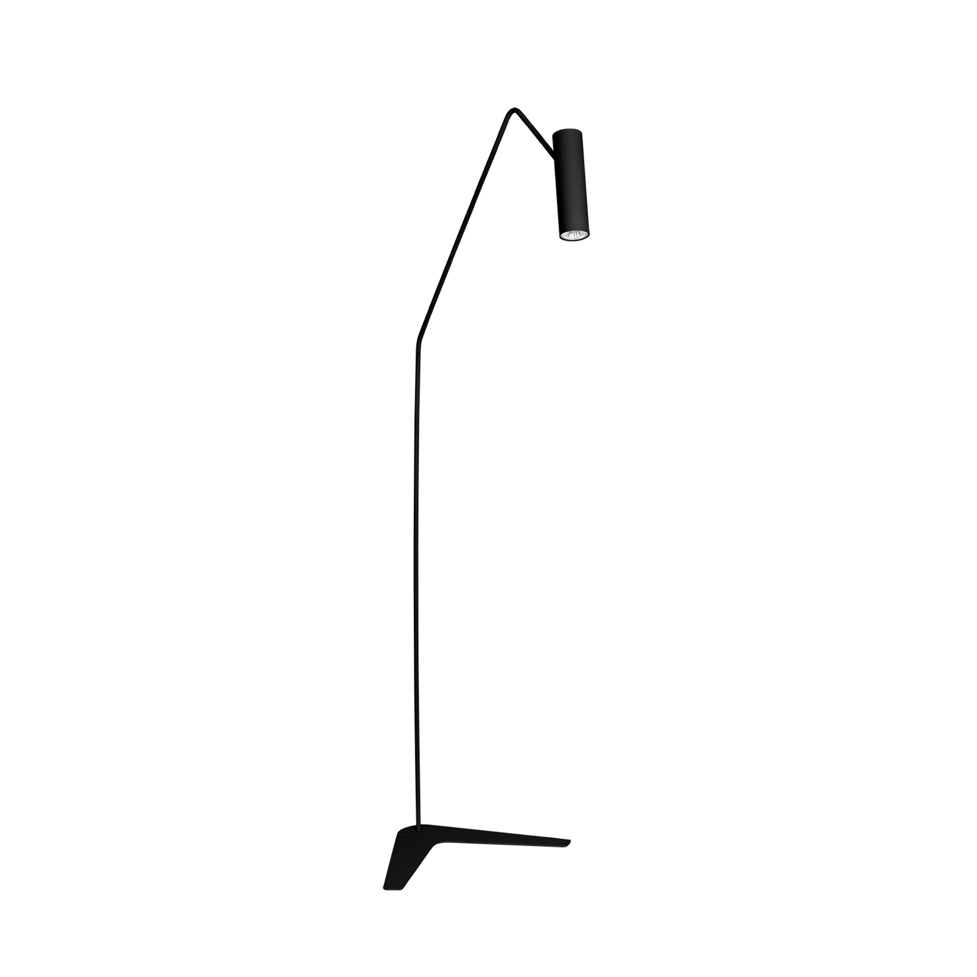 Czarna lampa podłogowa EYE SUPER BLACK Nowodvorski