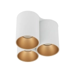 Plafon EYE TONE III WHITE/GOLD 7666 Nowodvorski