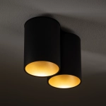 Plafon EYE TONE II BLACK/GOLD 8087 Nowodvorski - zdjęcie 2
