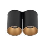 Plafon EYE TONE II BLACK/GOLD 8087 Nowodvorski