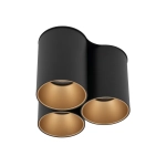 Plafon EYE TONE III BLACK/GOLD 8092 Nowodvorski