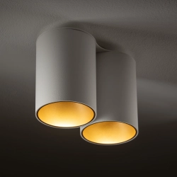Plafon EYE TONE II WHITE/GOLD 7665 Nowodvorski - zdjęcie 2
