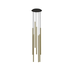 Lampa wisząca LASER SOLID BRASS VII 100 7668 Nowodvorski
