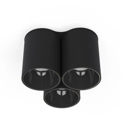 Plafon EYE TONE III BLACK 8091 Nowodvorski