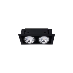 Oprawa stropowa 2pł DOWNLIGHT ES111 Black II 9570