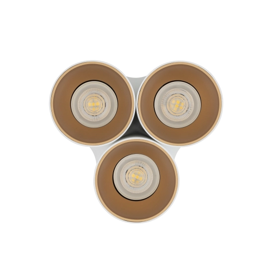 Plafon EYE TONE III WHITE/GOLD 7666 Nowodvorski - zdjęcie 3