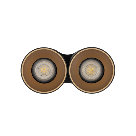 Plafon EYE TONE II BLACK/GOLD 8087 Nowodvorski - zdjęcie 3