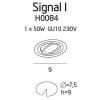 Signal I oprawa podtynkowa H0084 MaxLight