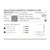 kinkiecik.pl Saga Track Magnetic CORNER A 24W MILKY120 3000K (white) AZ4614 AZZARDO