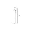 Lampa podłogowa Siena - F01322WH NI CosmoLight