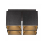 kinkiecik.pl Lampa sufitowa 4 klosze czarna ETHAN 2110430103 Nordlux
