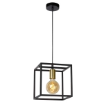 Lampa wisząca RUBEN 1xE27 czarny 00424/01/30 Lucide - zdjęcie produktu