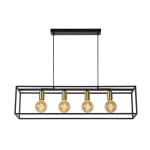Lampa wisząca RUBEN 4xE27 czarny 00424/04/30 Lucide - zdjęcie produktu