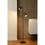 SKANSKA Lampa podłogowa LED Dim. 2x5W 2700K czarny 03703/10/30 Lucide - zdjęcie dodatkowe 2