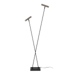DUARTE Lampa podłogowa 2xG9 Grey iron 03751/02/15 Lucide - zdjęcie produktu