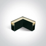 Łącznik narożny BLACK UGR19 LED CORNER 13W CCTV PV FOR 38150A 38151A 230V 050170D/B/V ONE LIGHT