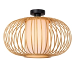 THULINE - Plafon - Ø 45 cm - 1xE27 - Light Wood Look - Essential 05157/45/72 LUCIDE