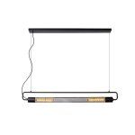 CALIXT Lampa wisząca 2xE27 czarny 05433/02/30 Lucide - zdjęcie produktu