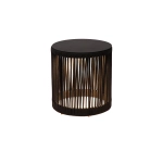 PINGI Lampa podłogowa akumulatorowa Ø 33,5 cm LED 3-stopniowa regulacja 06822/37/30 IP44 czarny LUCIDE Lucide - zdjęcie