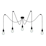 Lampa wisząca FIX MULTIPLE 5xE27 czarny 08408/05/30 Lucide - zdjęcie produktu