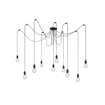 Lampa wisząca FIX MULTIPLE 10xE27 czarny 08408/10/30 Lucide - zdjęcie produktu