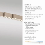 Lampa wisząca Adriana Comfort Lift Mosiądz 2598-97 Paul Neuhaus - zdjęcie dodatkowe 3