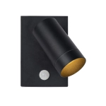 Kinkiet z czujnikiem TAYLOR Wall spotlight zewnętrzna 1xGU10 IP54 czarny 09831/01/30 Lucide - zdjęcie produktu