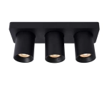Plafon NIGEL LED Dim to warm GU10 3x5W 2200K/3000K czarny 09929/15/30 Lucide - zdjęcie produktu