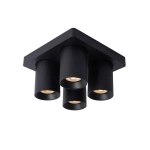 Plafon NIGEL LED Dim to warm GU10 4x5W 2200K/3000K czarny 09929/20/30 Lucide - zdjęcie produktu