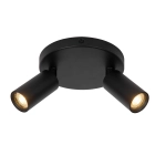 RITMO Plafon Ø 15 cm 2xGU10 czarny 09942/12/30 Lucide - zdjęcie produktu
