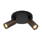 RITMO Plafon Ø 15 cm 2xGU10 Coffee 09942/12/97 Lucide - zdjęcie produktu