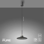 Lampa wisząca Pure Moon Szara 2191-15 Paul Neuhaus - zdjęcie dodatkowe 1