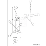 Lampa wisząca CROSS – 306700632 TRIO